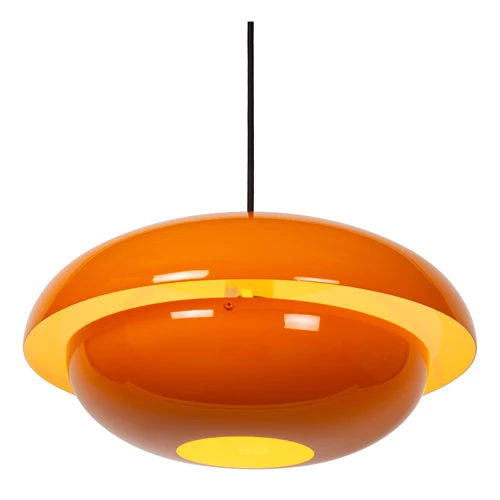 Lucide YOUNES - Suspension - Ø 40 cm - 1xE27 - Orange | Essential - détail 1